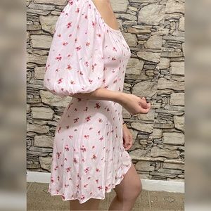 Pink Floral Dress